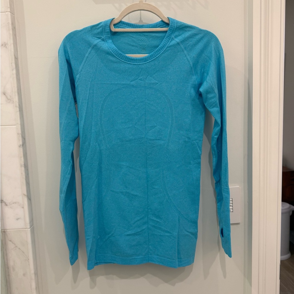 lululemon athletica Blue Long Sleeve Top